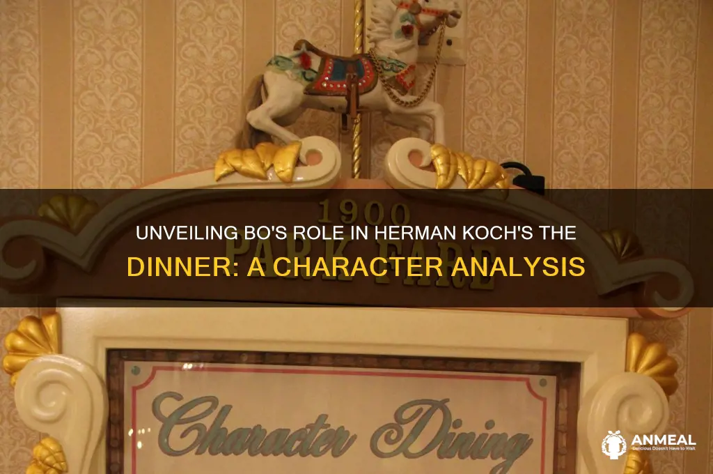 who is bo in the book the dinner