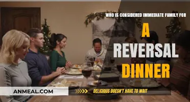 Immediate Family Definition for Reversal Dinner: Who's Invited?