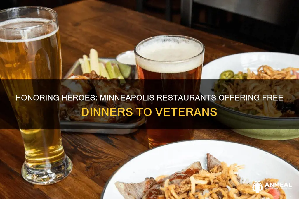 who is giving free dinner to vets in minneapolis