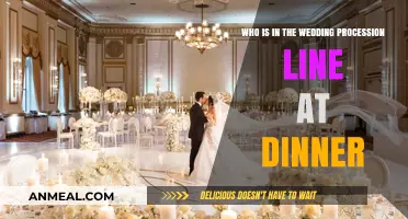 Understanding the Wedding Procession Line at Dinner: Roles and Order