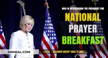 Who Will Introduce the President at the National Prayer Breakfast?