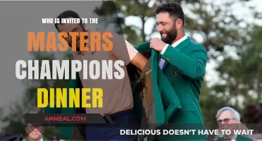 Exclusive Masters Champions Dinner Guest List: Who Gets Invited?