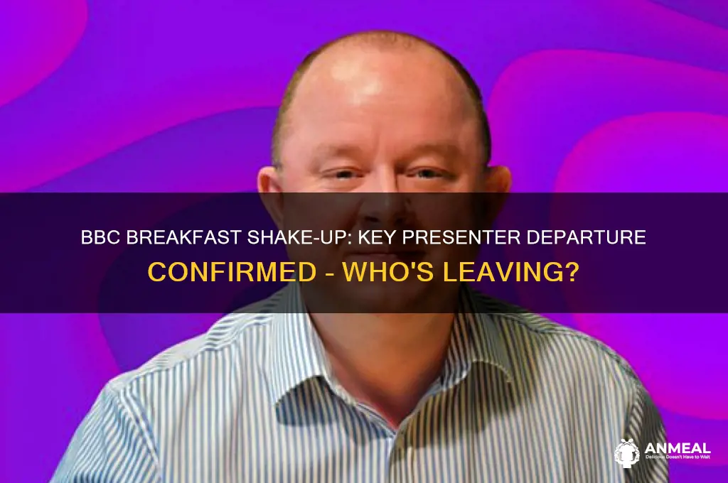 who is leaving bbc breakfast