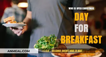 Christmas Morning Dining: Open Restaurants Serving Breakfast on December 25th