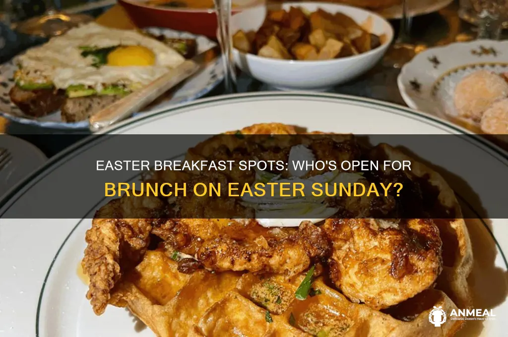 who is open for breakfast on easter