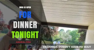 Who's Hosting Dinner Tonight? Find Out Who's Open and Available!