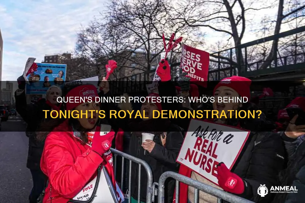 who is protesting the dinner with the queen tonight