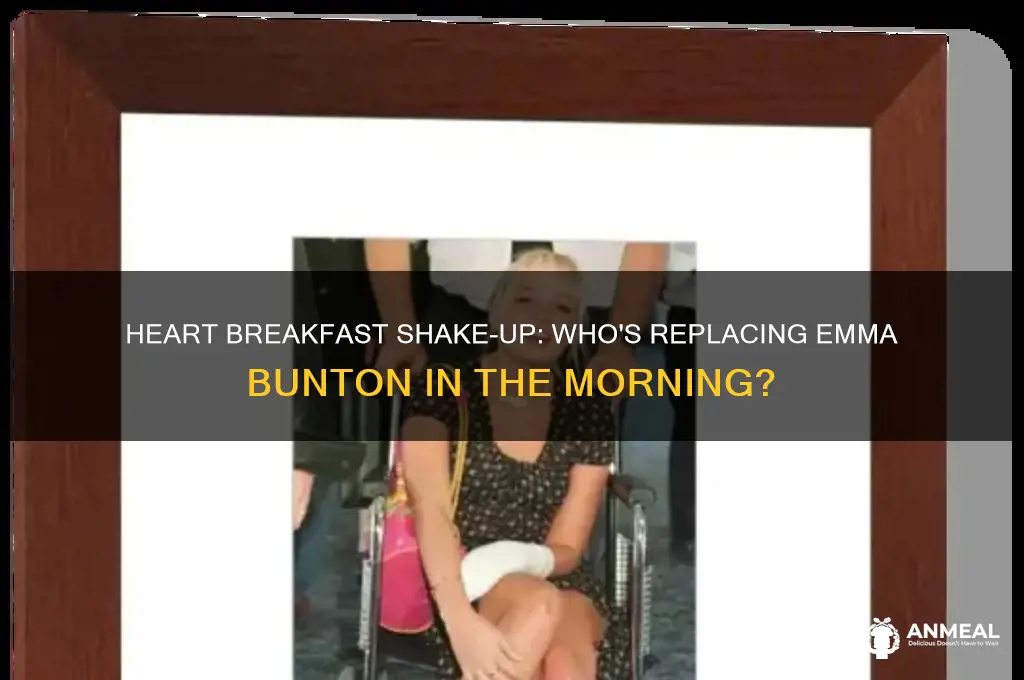 who is replacing emma bunton on heart breakfast