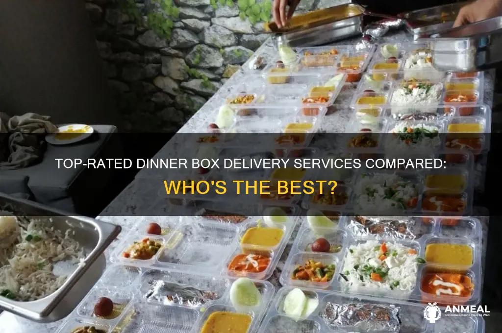 who is rzted as best dinner box delivery