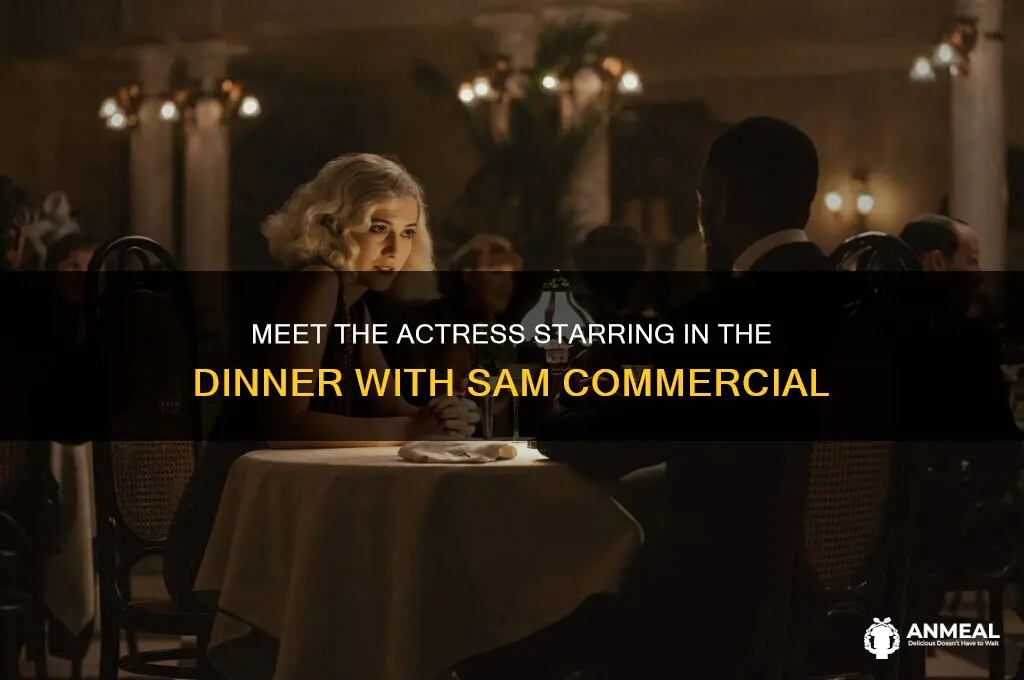 who is the actress in the dinner with sam commercial