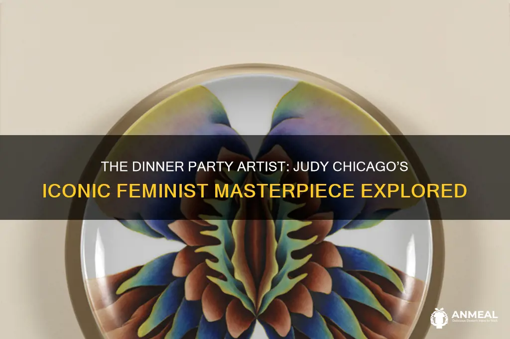 who is the artist of the dinner party