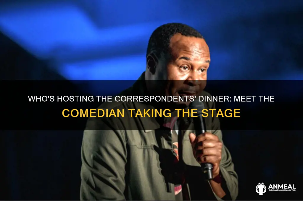 who is the comedian at the correspondents dinner