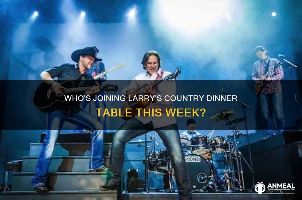 who is the guest on larrys country dinner
