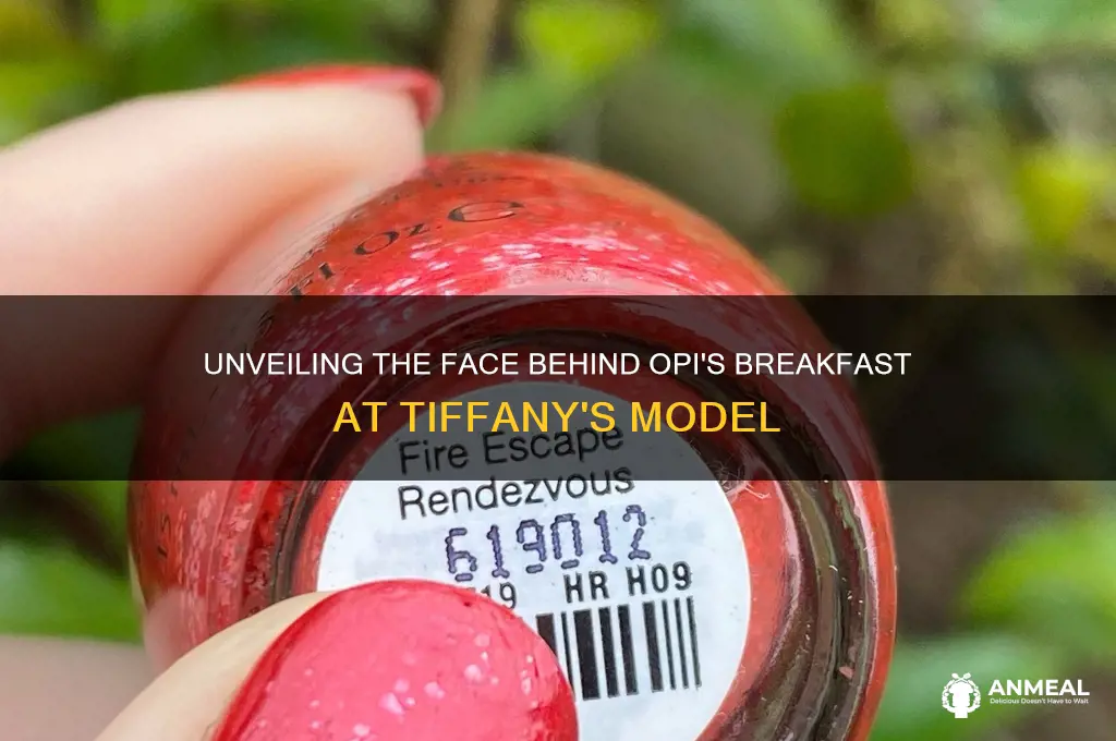who is the opi breakfast at tiffany