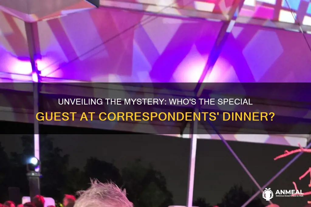 who is the special guest correspondents dinner