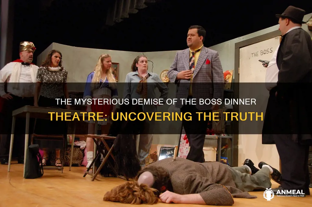 who killed the boss dinner theatre