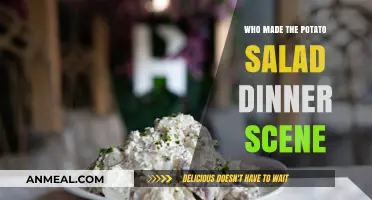 Who Crafted the Iconic Potato Salad Dinner Scene in Film?