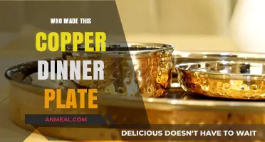 Unveiling the Artisan: Who Crafted This Copper Dinner Plate?