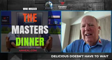 Who Was Absent from the Masters Dinner This Year?