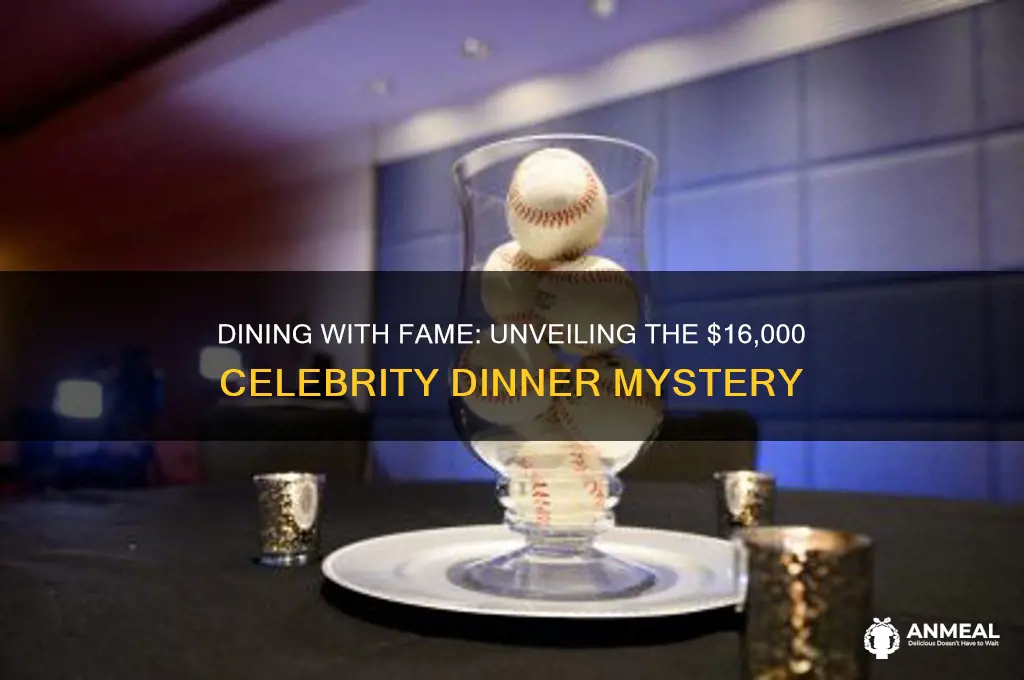 who paid $16000 to have dinner with a famous person
