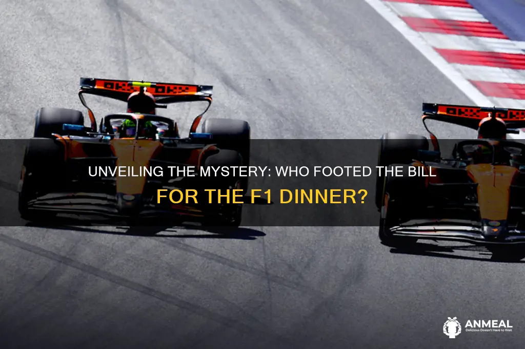 who paid f1 dinner