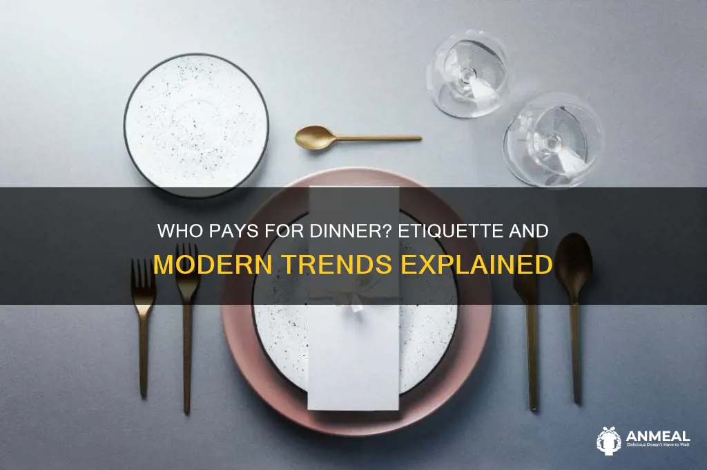 who pay for the dinner