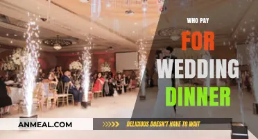 Who Traditionally Covers the Wedding Dinner Expenses? A Breakdown