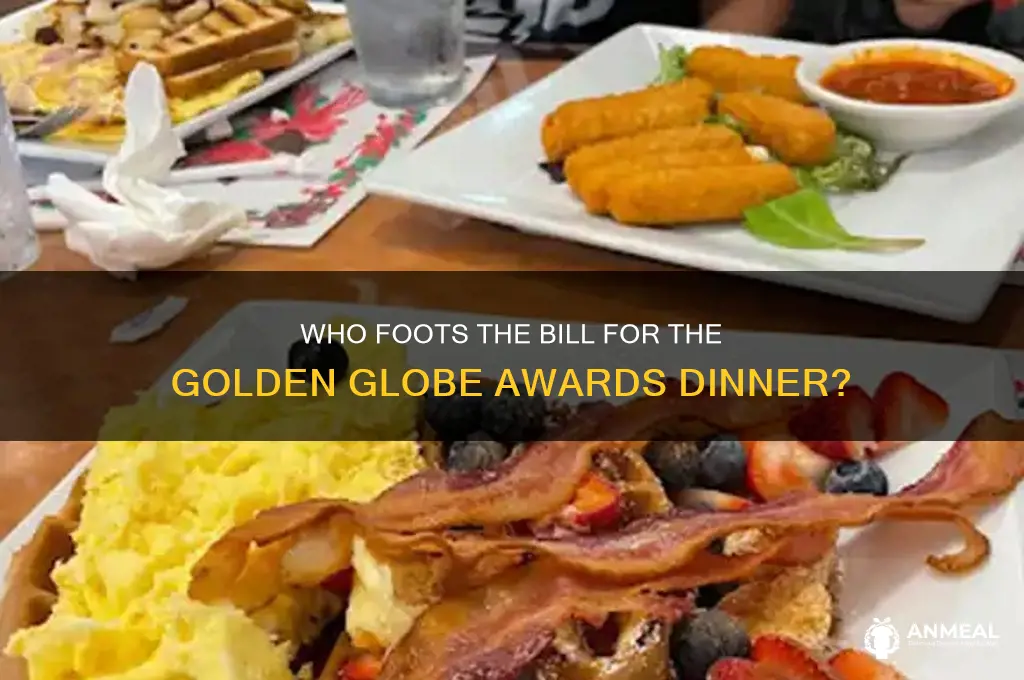 who pays for golden globe dinner
