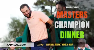 Who Foots the Bill for the Masters Champion's Dinner?