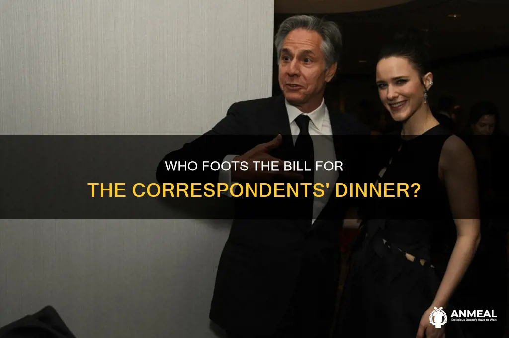 who pays for the correspondents dinner