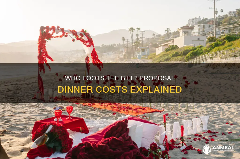 who pays for the proposal dinner