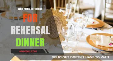 Who Chooses Rehearsal Dinner Decor: A Guide for Couples