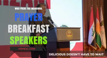 Who Chooses the Speakers for the Inaugural Prayer Breakfast?