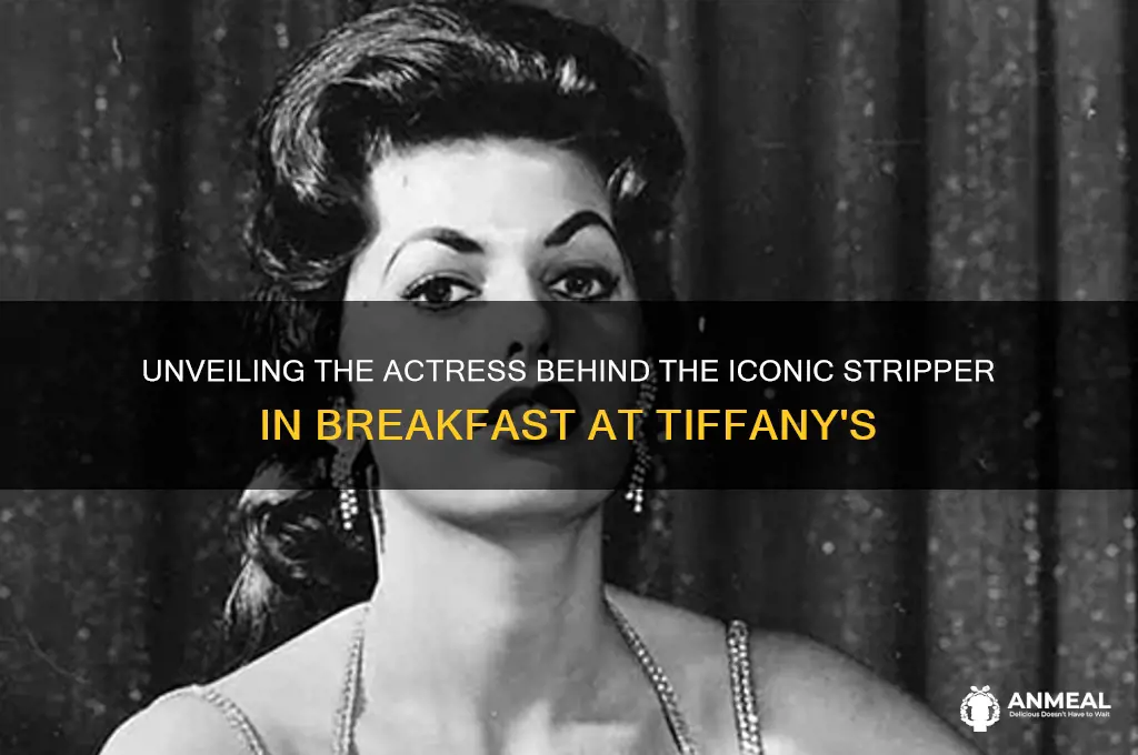 who played the stripper in breakfast at tiffanys