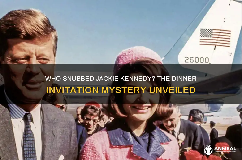 who rejected jackie kennedy