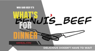 Who Said Beef It's What's for Dinner? Unraveling the Iconic Slogan