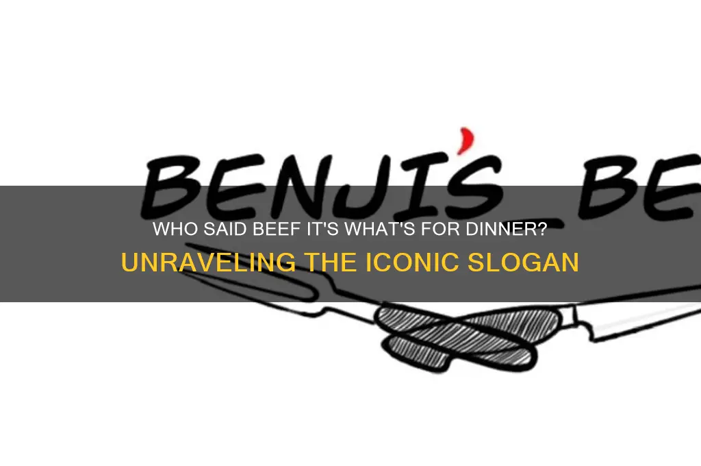 who said beef it