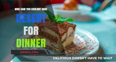 Dessert for Dinner: Breaking Rules, Indulging in Sweet Freedom