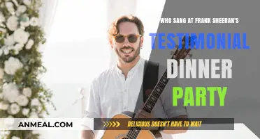 Frank Sheeran's Testimonial Dinner: Unveiling the Mystery Singer