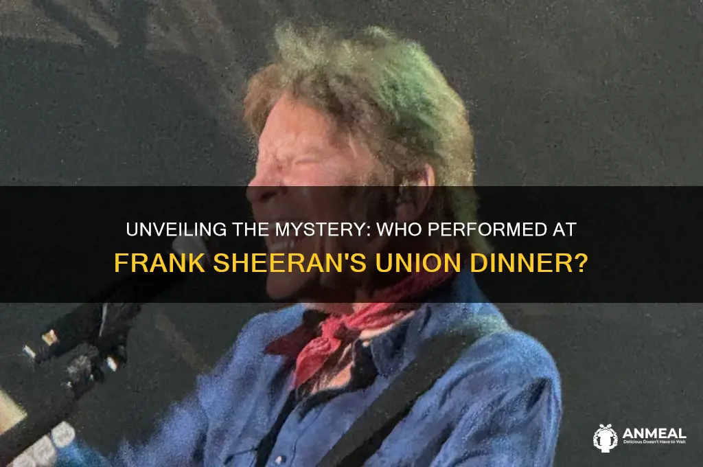 who sang at frank sheeran
