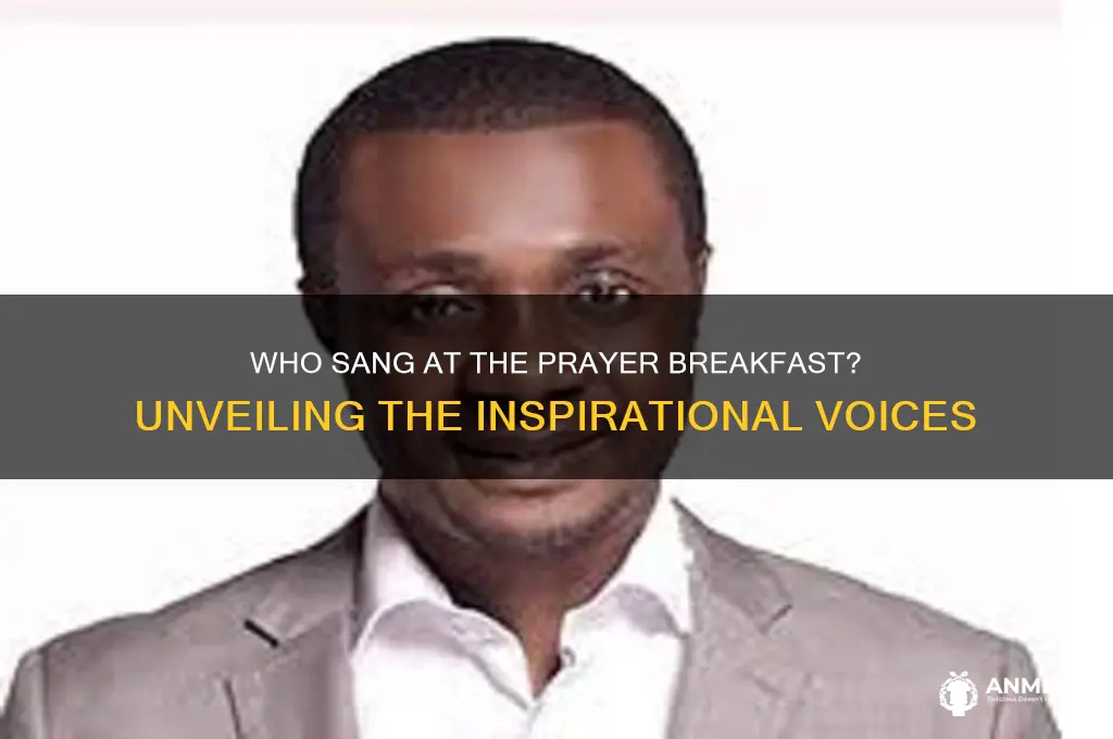 who sang at the prayer breakfast
