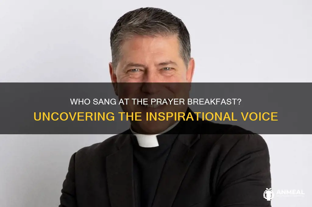 who sang in prayer breakfast