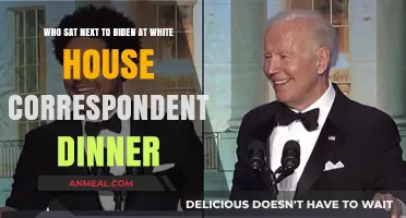 Who Sat Next to Biden at the White House Correspondents' Dinner?