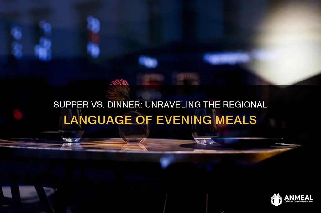 who says supper instead of dinner