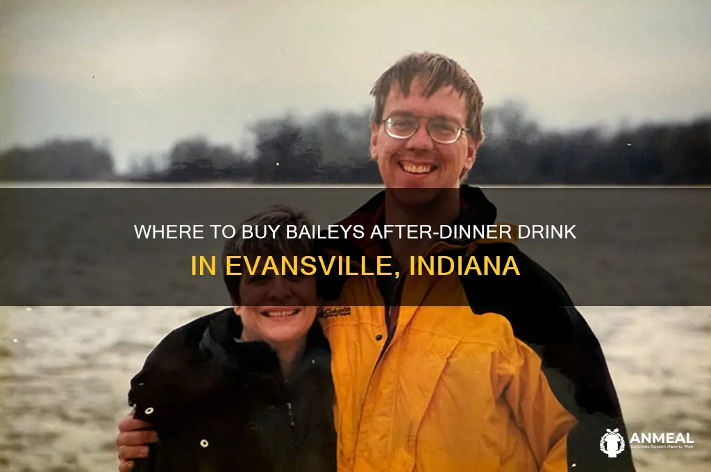 who sell baileys after dinner drink in evansville
