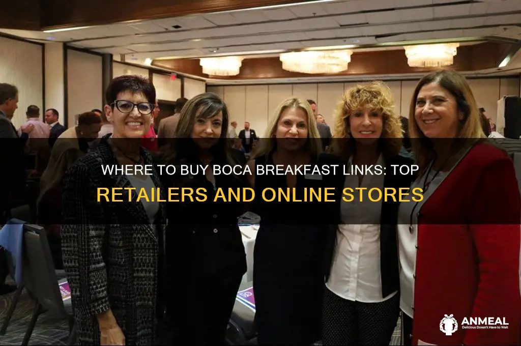 who sells boca breakfast links