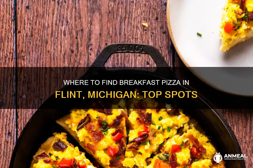 who sells breakfast pizza in flint michigan