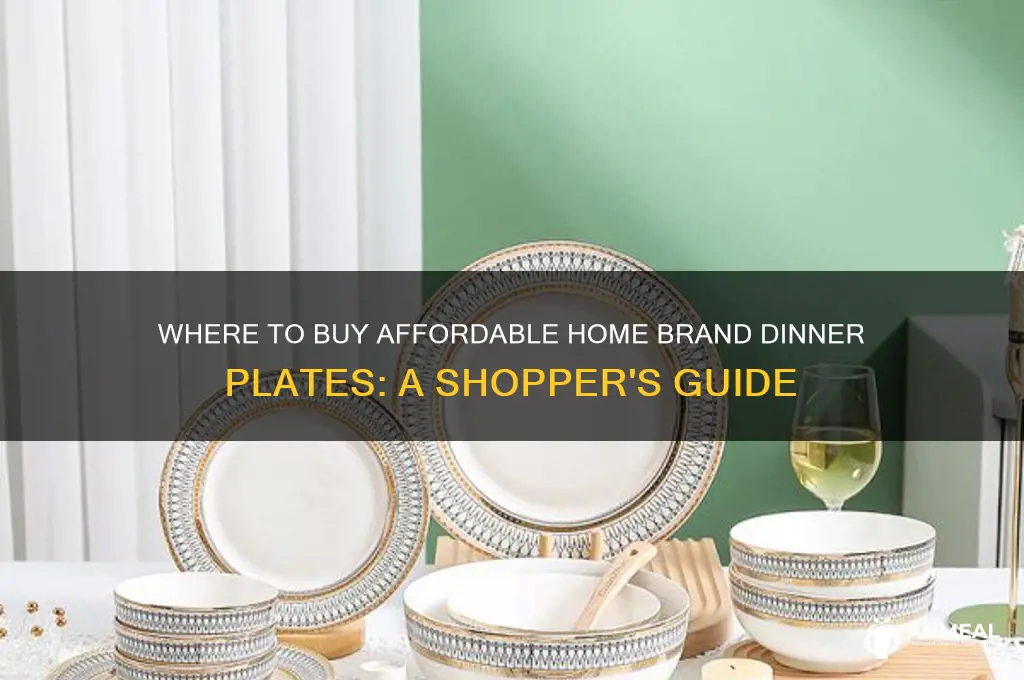 who sells home brand dinner plates