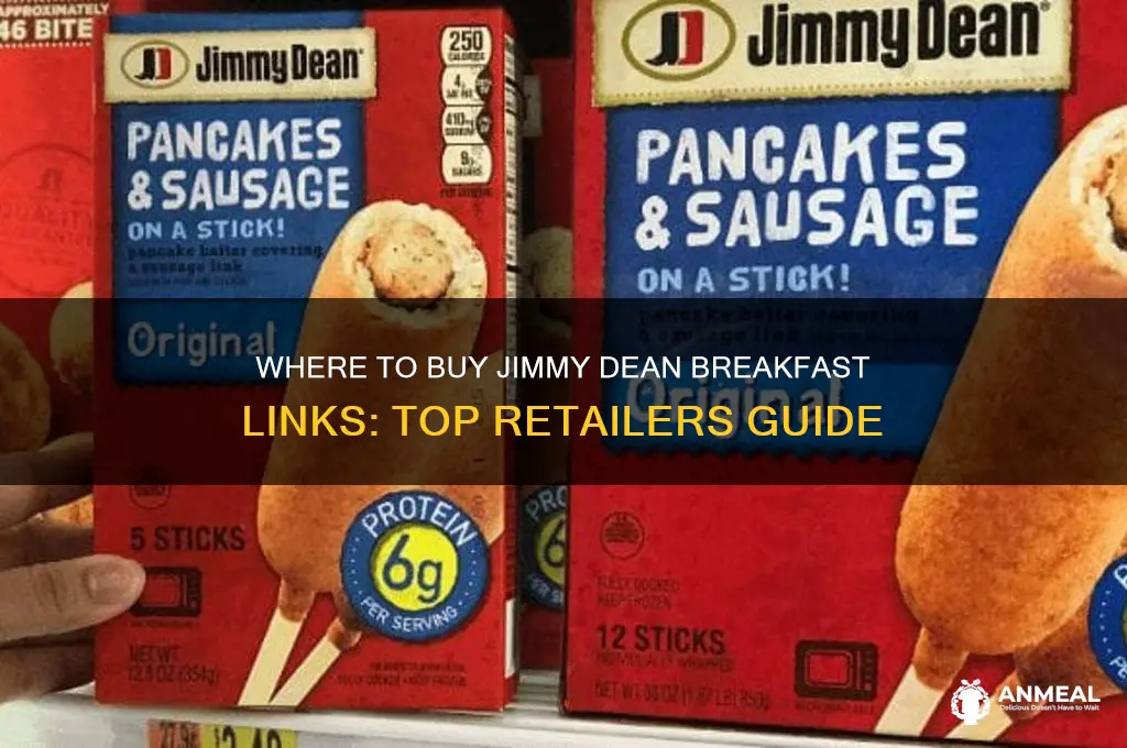 who sells jimmy dean breakfast links