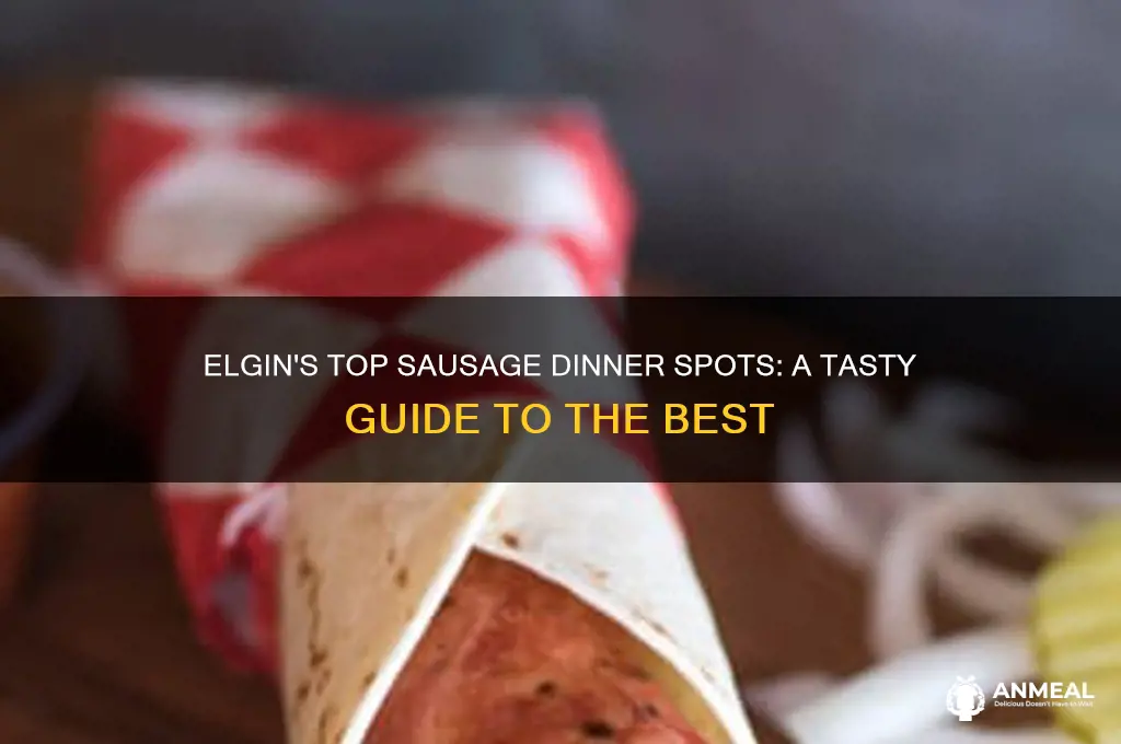who sells the best sausage dinner in elgin il